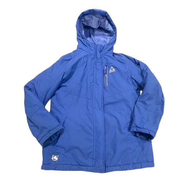 Gerry Weber Girls Blue Hooded Winter Ski Waterproof Jacket Coat size large 14/16 - Picture 9 of 9